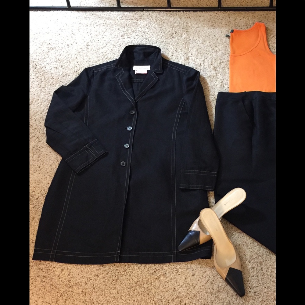 Rena  Rowan, Linen Black Jacket!